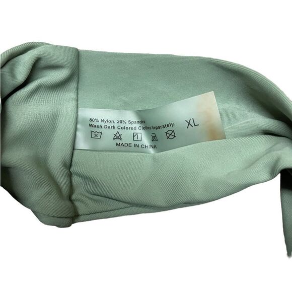 Bikini Swim Suit Green Two Piece size XL - Picture 4 of 4